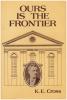 Beige background, with brown outline drawing of a classical style building (with overlay in centre of oval cameo head-and-shoulders sepia-tone photo of central figure of the book, Cross) with brown lettering at top (title) and bottom (author name)