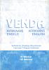 Light blue abstract pattern in background with blue band, large capital letters VENDA in middle of cover, with bilingual subtitles added, and author names at bottom.